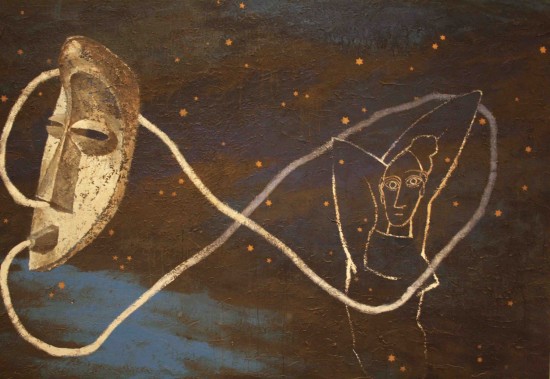 Opera esposta al Museo Picasso, Barcellona, nella Mostra "Post - Picasso, Contemporary Reactions". Aprile 2014